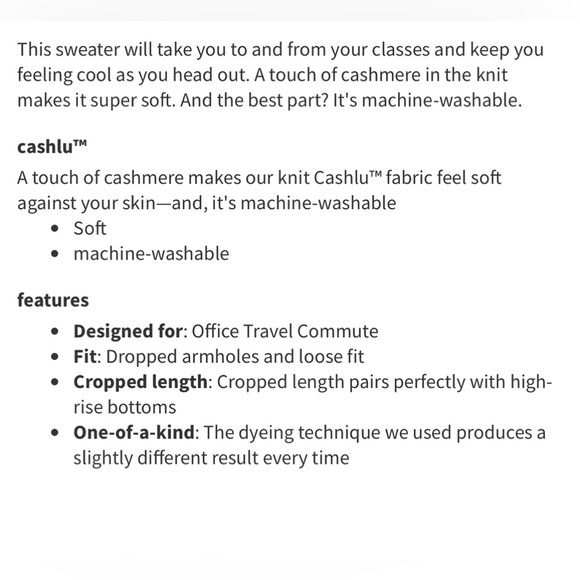 NWOT Lululemon Hazy Day Sweater size 12 shadow blue/almost blue - Picture 6 of 13